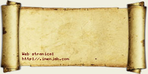 Jesenka Sokolović vizit kartica